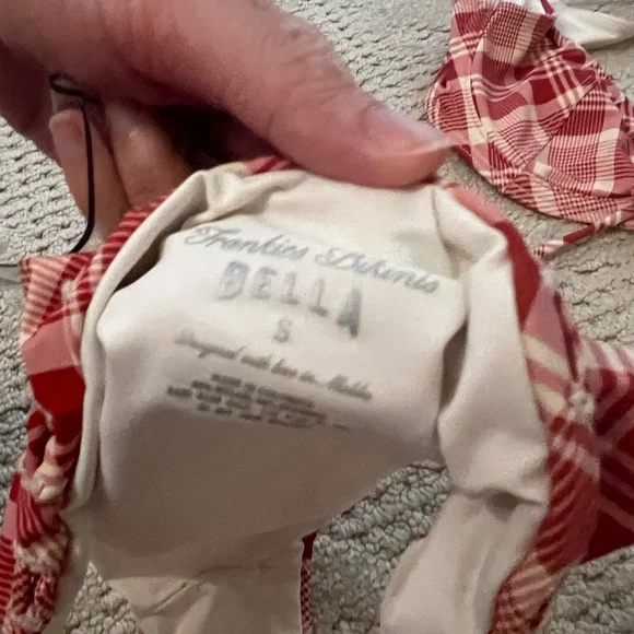 Frankie’s Bikinis x BELLA HADID Plaid Bikini Set size S - Picture 9 of 16